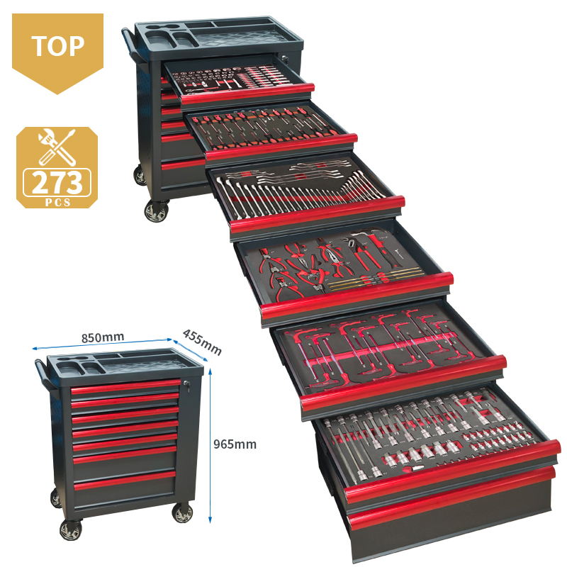 Workshop Tools Trolley - Wózek narzędziowy z 7 szufladami i