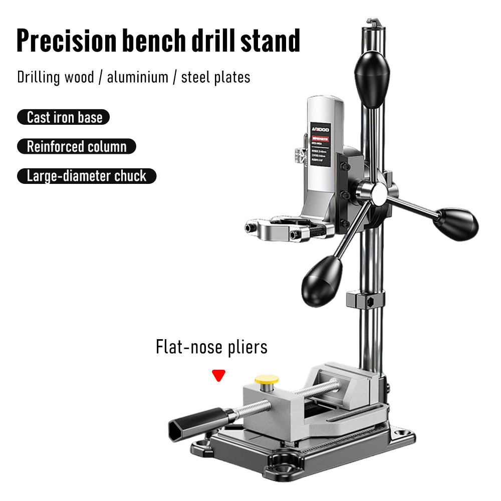 Drill Press Bench - Regulowany stojak wiertarski do wiertarki elektrycznej,