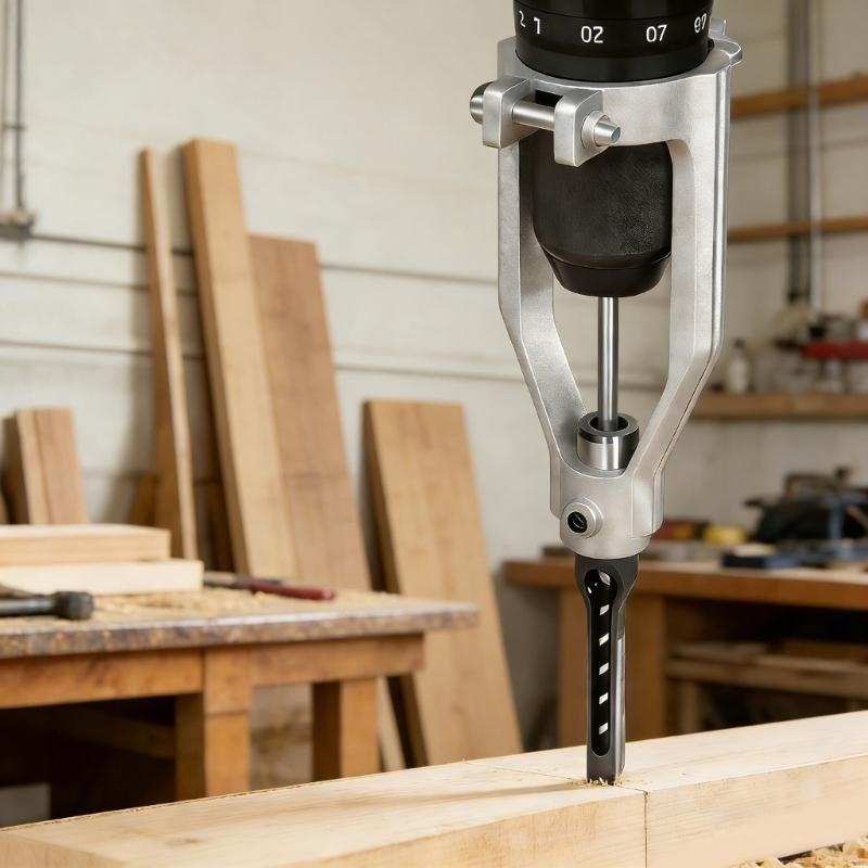 Prowadnica do wierteł o wysoki – Drill Press Bench recenzja i cena