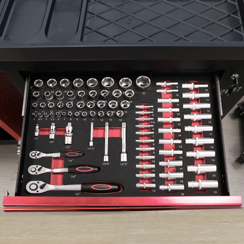 Wózek narzędziowy z 7 szuflada – Workshop Tools Trolley recenzja i cena