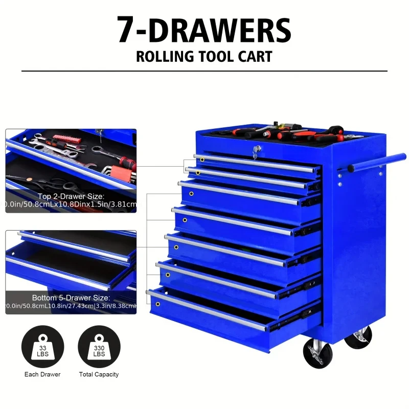 Niebieski wielofunkcyjny wózek – Workshop Tools Trolley recenzja i cena