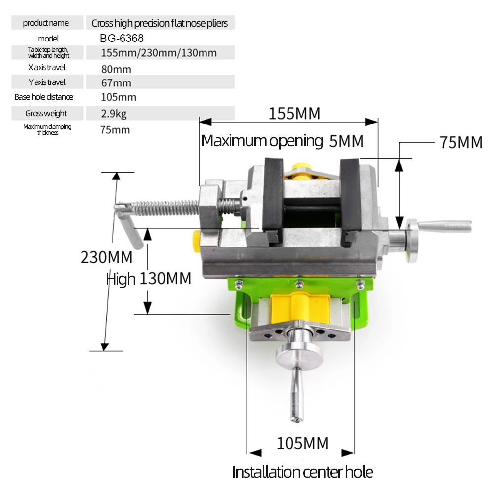 Allsome BG-6368 3-calowe imadł – Drill Press Bench recenzja i cena