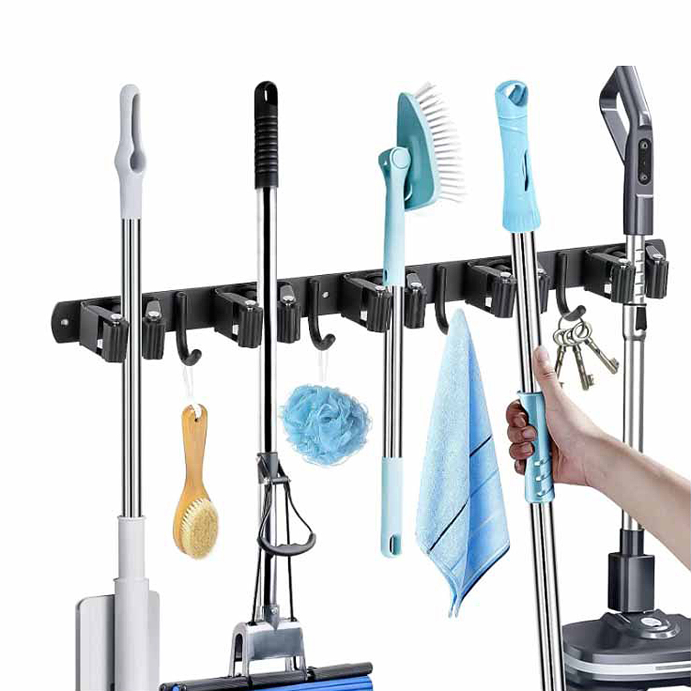 Uchwyt na mopy i szczotki ze s – Workshop Tools On Wall recenzja i cena