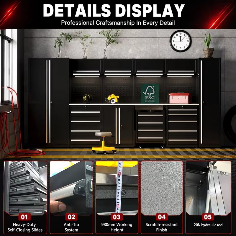 Konfigurowalny zestaw szafek n – Workshop Tools Trolley recenzja i cena