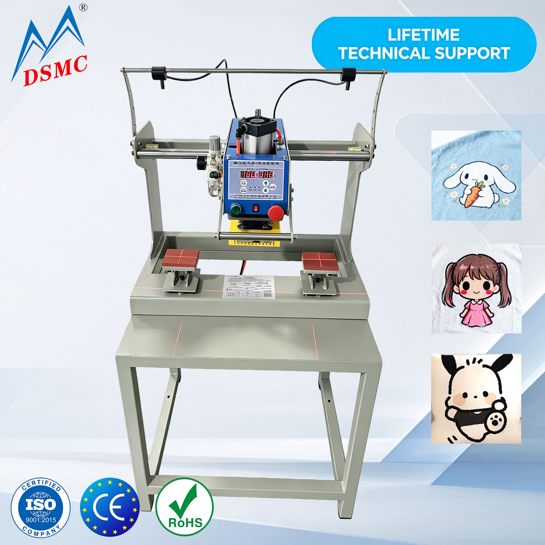 Podwójna prasa termiczna 8x10c – Workshop Tools Logo recenzja i cena